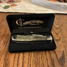 2021 Case XX/Cattaraugus 22548SS Trapper Knife,Ed Jessup Knives,MIB,unused cond.
