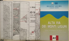 Alta Via Dei Monti Liguri Libro Carte Geografiche Itinerari Escursionistici 1994