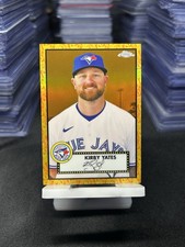2021 Topps Chrome Platinum Anniversary Orange/Yellow #427 Kirby Yates /25 TOR