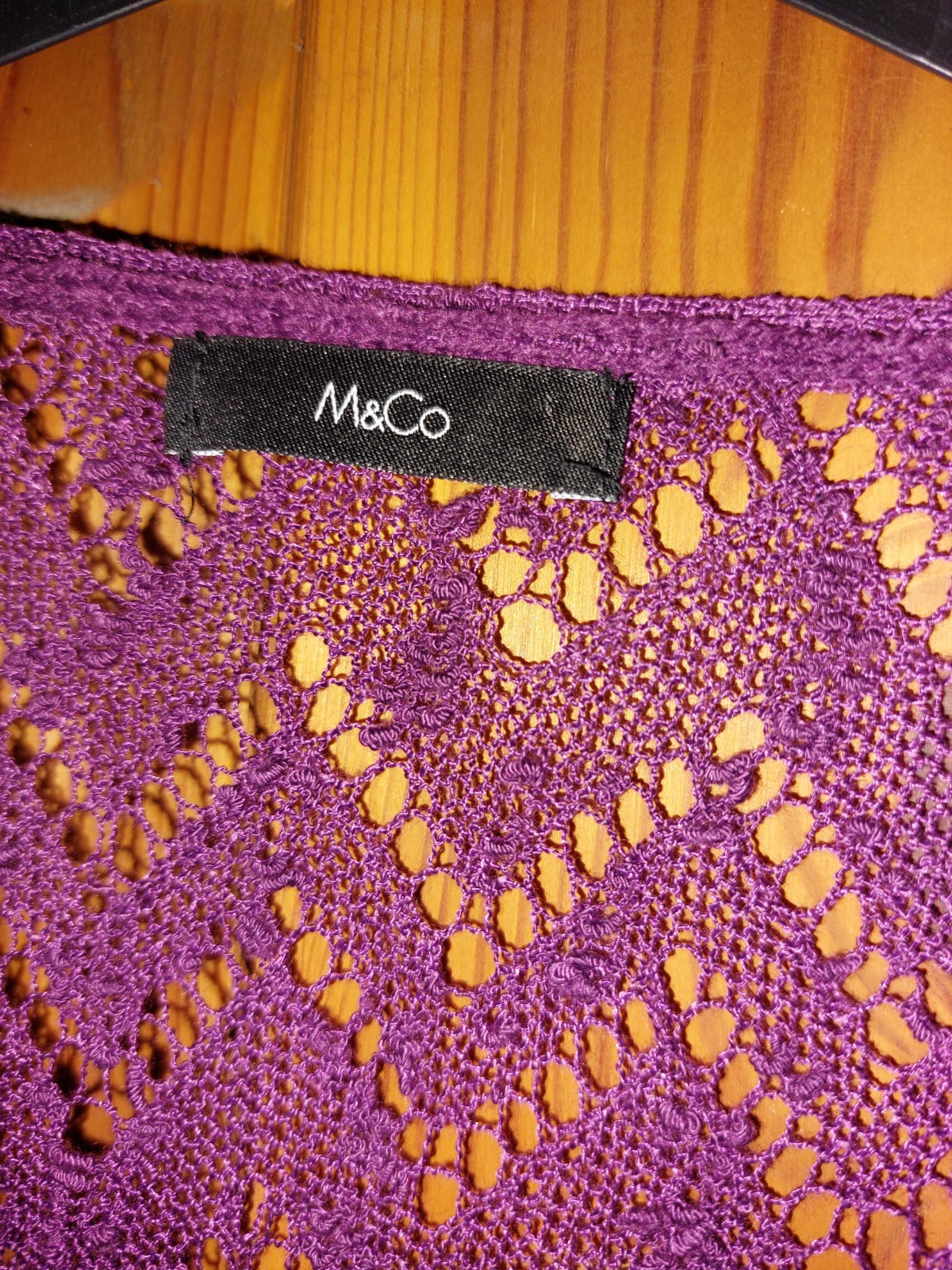 Magenta pink soft Bali popcorn hippie boho waterfall shrug cardigan BNWOT image 4