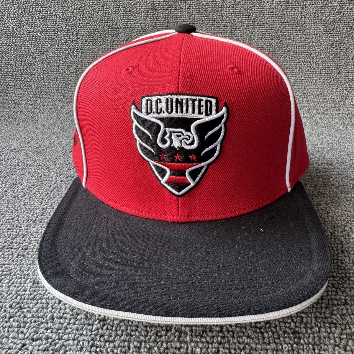 Mitchell & Ness D.C. United Red Black Strapback Cap Hat