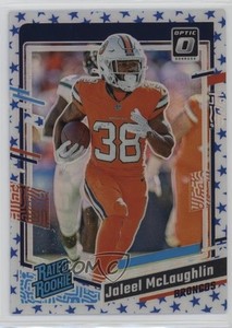 2023 Panini Donruss Optic Rated Stars Prizm Jaleel McLaughlin #232 Rookie RC