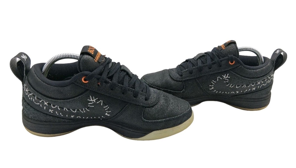 Nike Book 1 Chapter One Shoes Mens Size 8 Black Suede Basketball