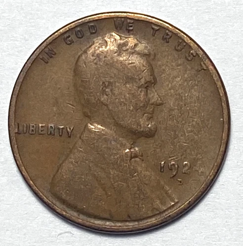 1924 D Lincoln Wheat Cent  VG+