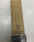 White and Tan Leather Reversible Belt w/Silver accents Size 30 M — photo 5