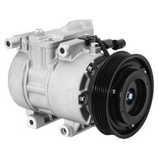 A/C Compressor with Clutch for Select Vehicles - Durable Iron, Aluminum, Copper
