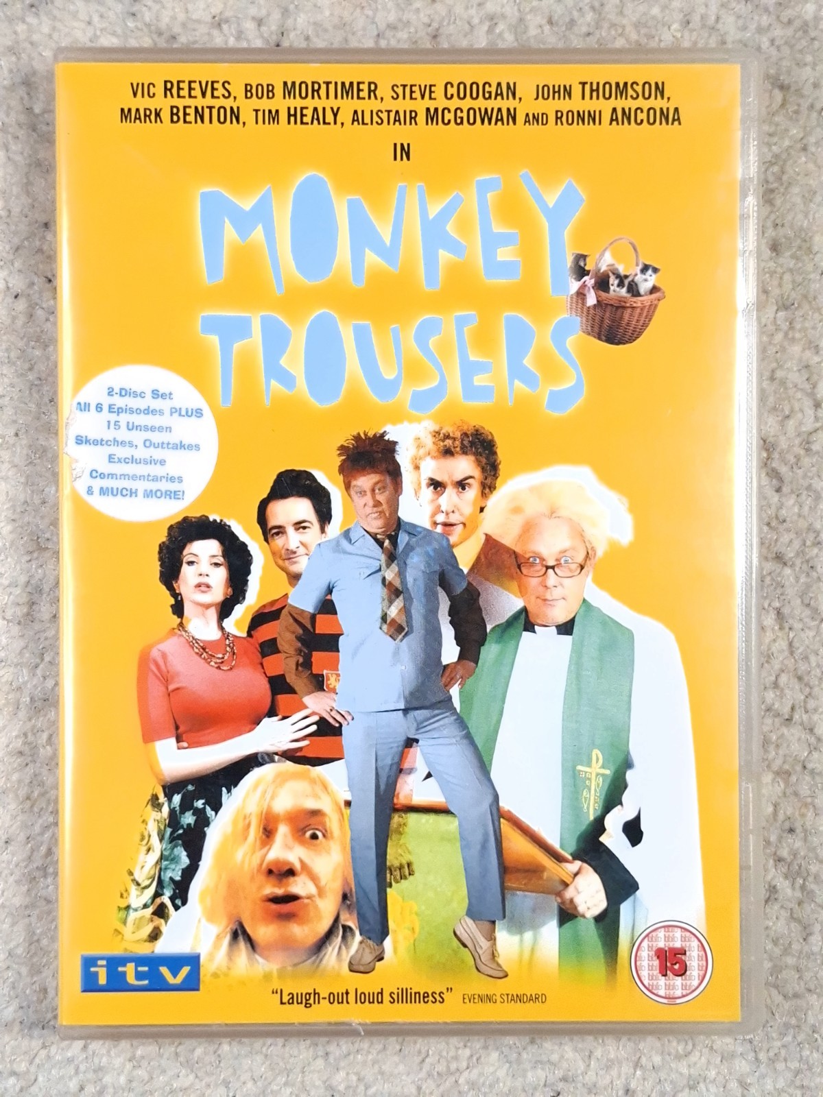 Monkey Trousers - Bob Mortimer, Vic Reeves, Steve Coogan DVD (2005) 2 Discs RARE
