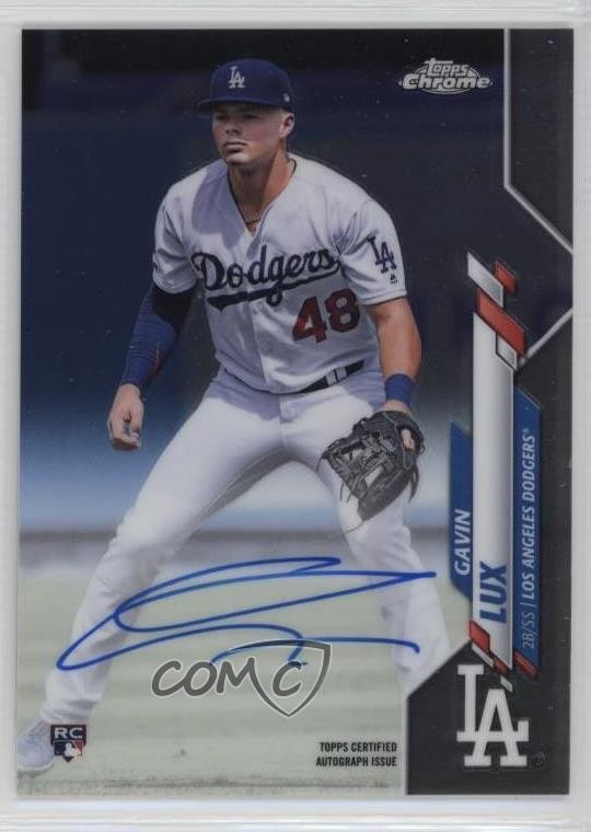 2020 Topps Chrome Rookie Auto Gavin Lux #RA-GL Auto 16yh