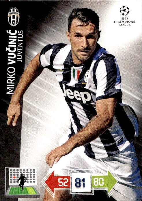 Card UEFA Champions League Adrenalyn XL Panini 2012/13 # Vu?ini? Juventus