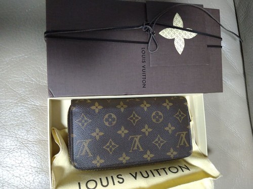 Louis Vuitton Monogram Long Wallet Red Interior Used From Japan