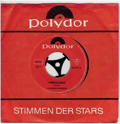 7'' Single, The Jimi Hendrix Experience - Purple Haze /