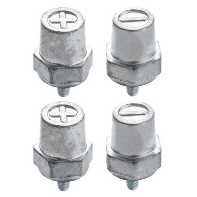 M6 Thread Male Lead Battery Charging Post Terminals Adapter 4 Pack