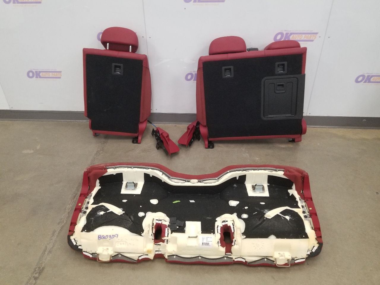 Maserati Levante Rear Seat Red