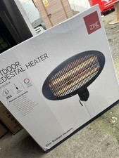 FORUM LIGHTING 38156-BLK OUTDOOR PEDESTAL HEATER - WALL MOUNTED OR FREE STANDING