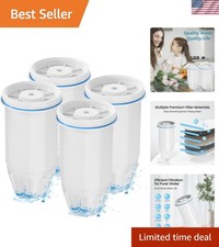 Water Filter Replacement for zero Pitchers and Dispenser,fit for ZR-001 ZR-00...