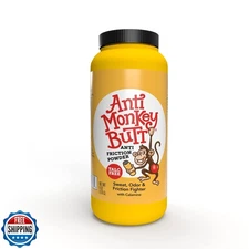 Anti Monkey Butt | Body Powder with Calamine | Sweat, Odor and Friction Fight