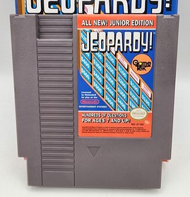 Jeopardy: Junior Edition (Nintendo NES)  Game & Box Only! - No Manual Boxed 