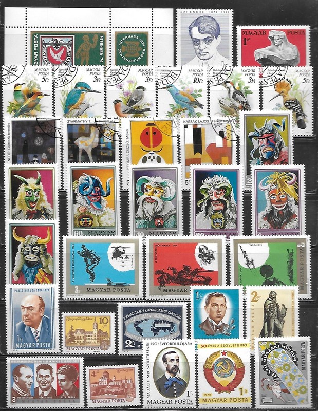 Hungary - Selection of Stamps as shown - 6/4b
