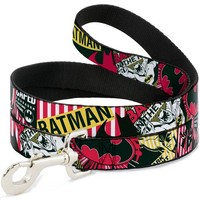 "Dog Leash 6-FEET Batman Caped Crusader Wide 1.5\" (Us Import)"