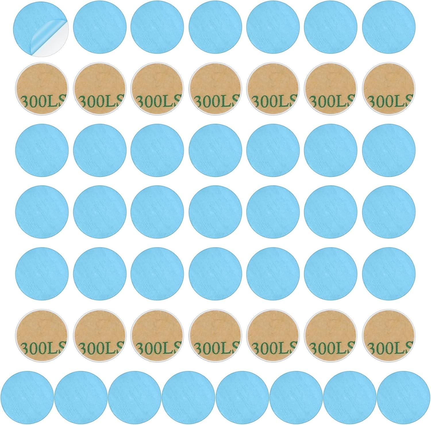 60 STK Metallplättchen Für Tonies Figuren, Metallplatte Selbstklebend, Runden Ha