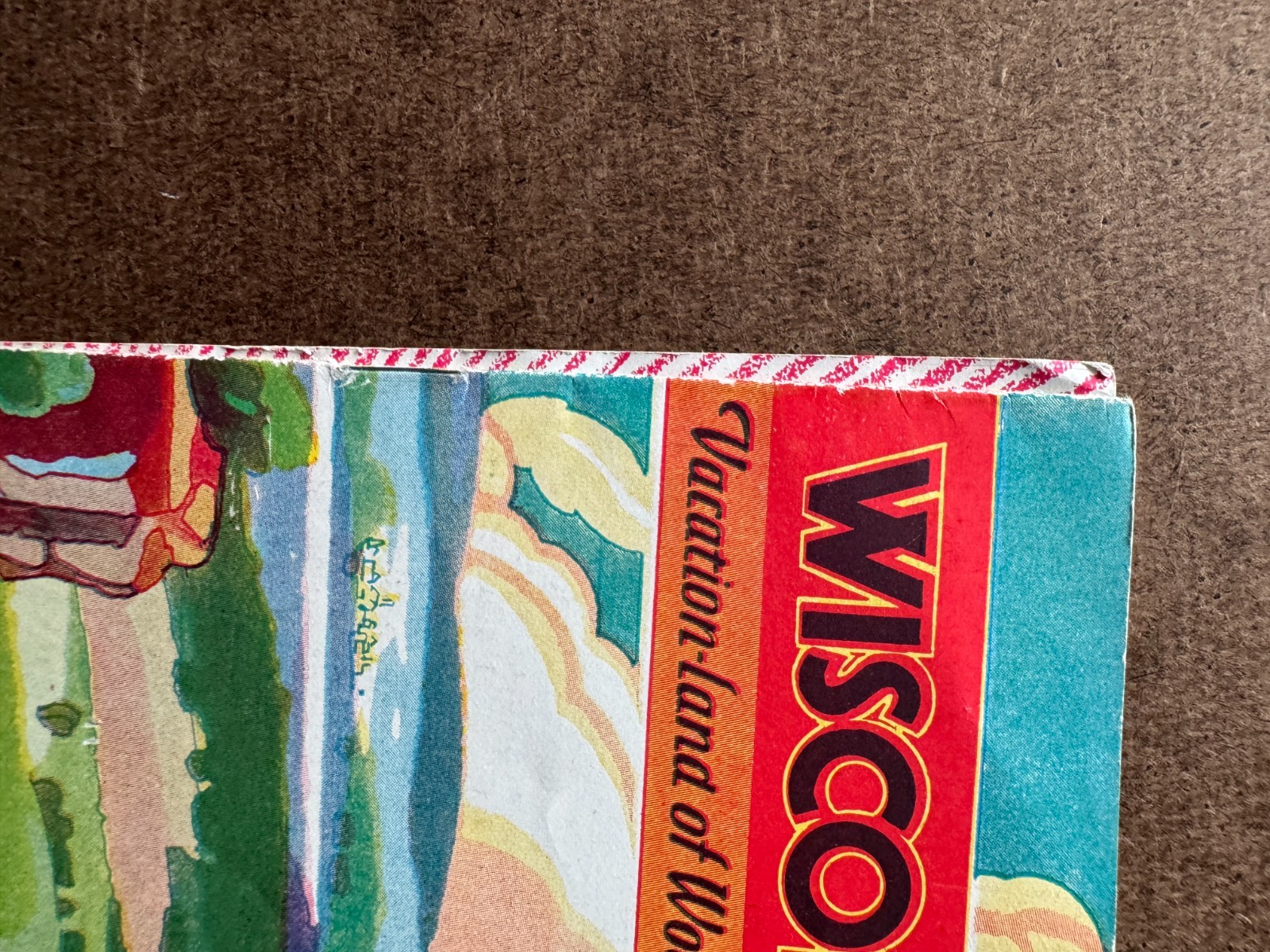 ca 1933 Wisconsin Illustrated Travel Brochure "Vacationland" Century of Progress