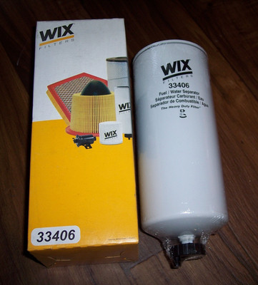 Fuel Water Separator Filter-DIESEL, Turbo Wix 33406 PACKAGING MAY VARY L8