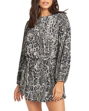 Show Me Your Mumu Gellar Dress Animal Print Snakeskin Size Small