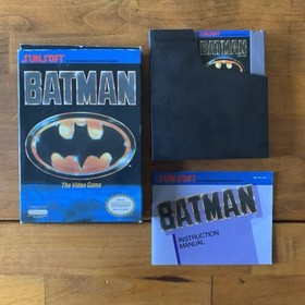 Batman: The Video Game (NES, 1990) Hard as nails Platformer MUST HAVE game NM