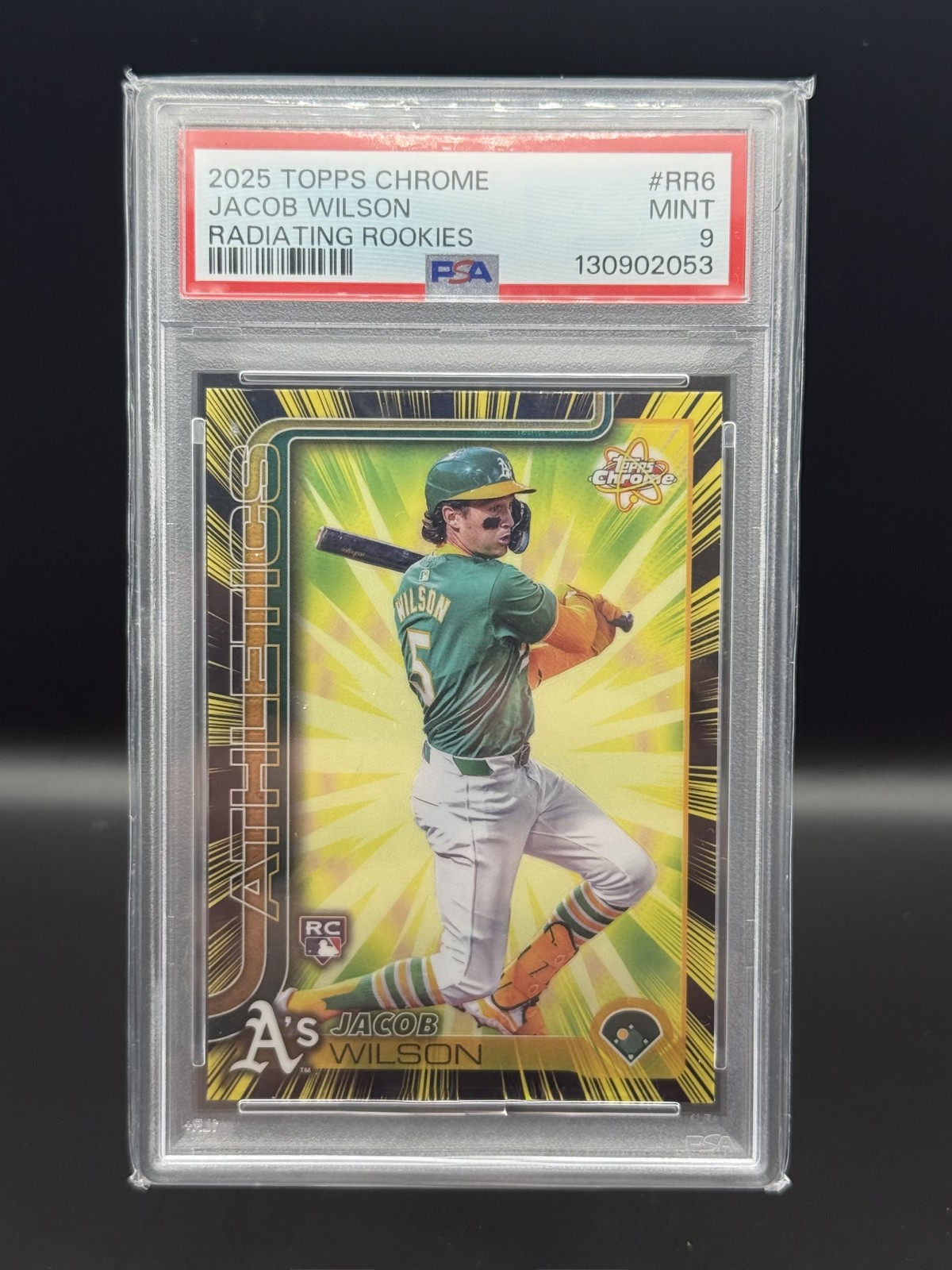 2025 Topps Chrome - Radiating Rookies Jacob Wilson #RR-6 (RC)