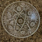 Anchor Hocking Glass Bowl 10.5” STAR OF DAVID