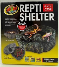 Zoo Med Reptile Shelter 3 in 1 Cave, Small 6"