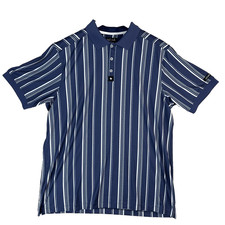 NWT Bad Birdie Ridge Polo Golf Shirt Men's Winning Streak Cobalt Blue Size XL