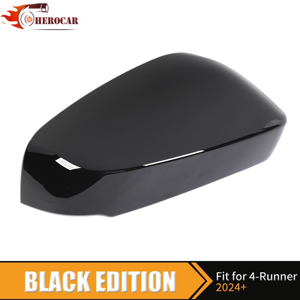 2PCS Gloss Black Rearview Side Door Mirror Covers For 4Runner 2025+ Accessories