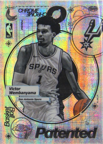 2025-26 Topps Chrome #PD-9 Victor Wembanyama Patented Case Hit SSP 