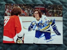 SLAPSHOT Hanson Brothers JEFF CARLSON Authentic Signed Autographed 4x6 Photo 