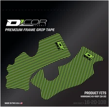 D'Cor Visuals Kawasaki Green Premium Frame Grip Tape (16-20-108)