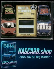 2010 Wheels Main Event Jeff Gordon Dale Earnhardt Jr Wheel to Wheel Holofoil /10