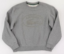 Lacoste Relaxed Fit Organic Cotton Sweatshirt Men's Large Crewneck Cotton
