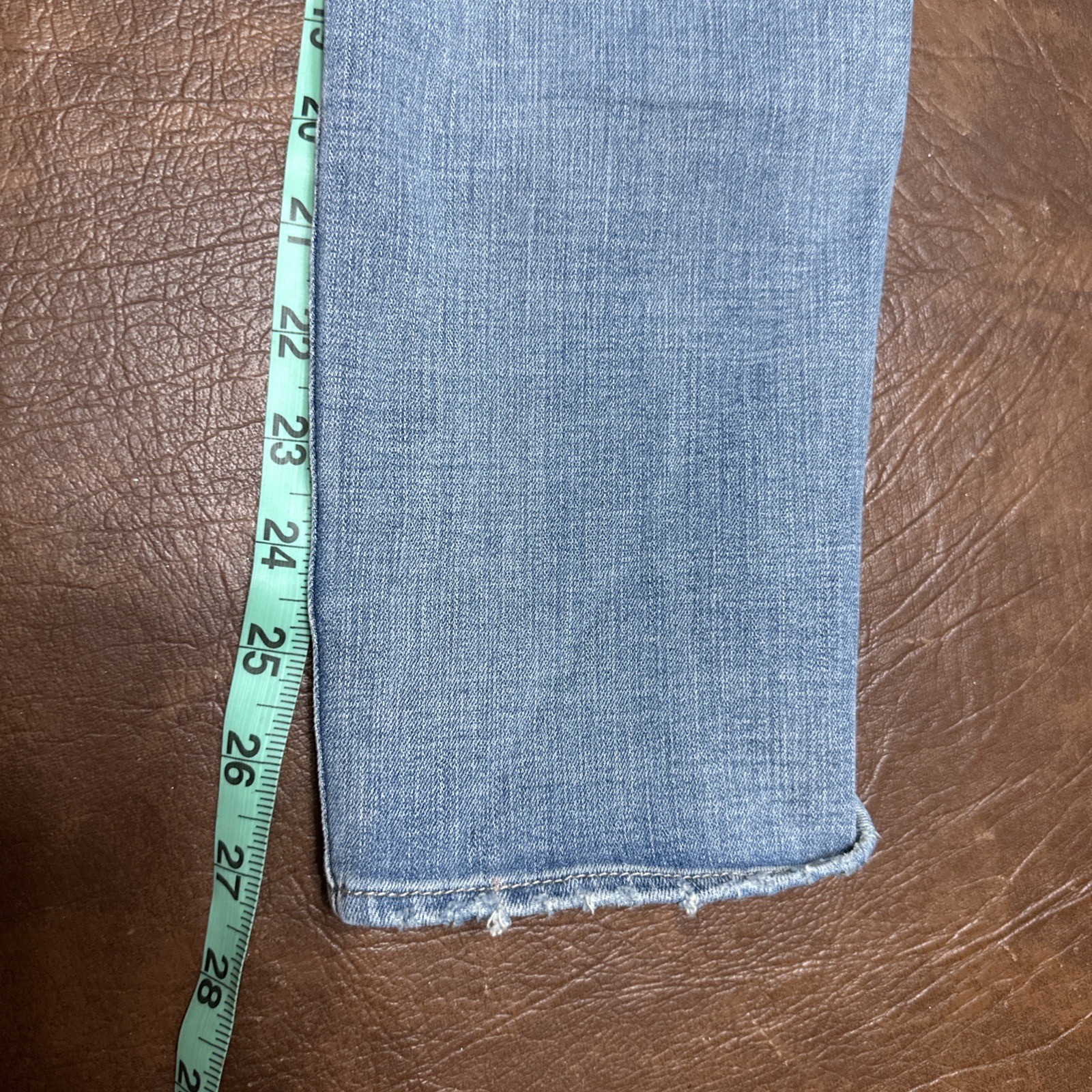 EUC American Eagle Distressed 3 Button Super High… - image 7