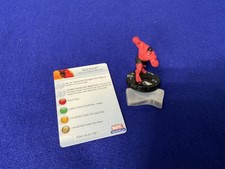 Heroclix Incredible Hulk set Red Hulk 028 Rare figure w/card 