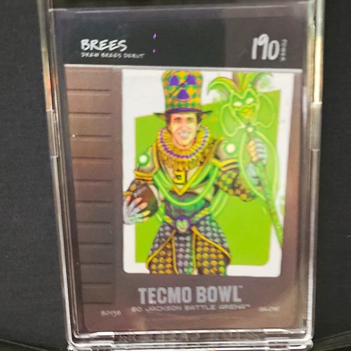 Tecmo Bowl Bo Jackson Battle Arena BREES Drew Brees Glow Blow on it SSP 190