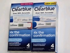 Clearblue Pregnancy Test Combo Digital Rapid 8 Total Tests New