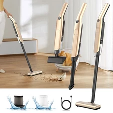 Cordless Vacuum Cleaner Rechargeable Lightweight Stick/Upright Vac HEPA Cleaner