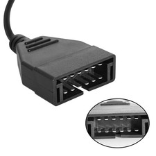 Diagnostic Scanner 12 Pin Obd1 To 16 Pin Obd2 Convertor Cable Adapter Fit Gm