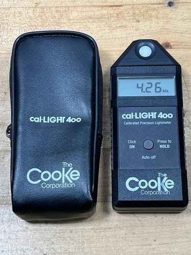 Cooke CAL-LIGHT 400 Calibrated Precision Lightmeter with Case & Battery - USA