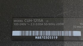 SONY Playstation 4 PS4 500GB Disc Version Game Console Model: 1215A (CMP122706)