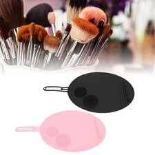 Silicone Makeup Brush Cleaning Mat Multi Textures Large Size Portable Washing
