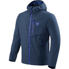 Rev'it Jerry Casual Wear Softshell Motorcycle Motorbike Jacket - Dark Blue