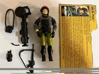 G.I. Joe Night Force Sneak Peak 1988 Vintage Hasbro Complete With File Card