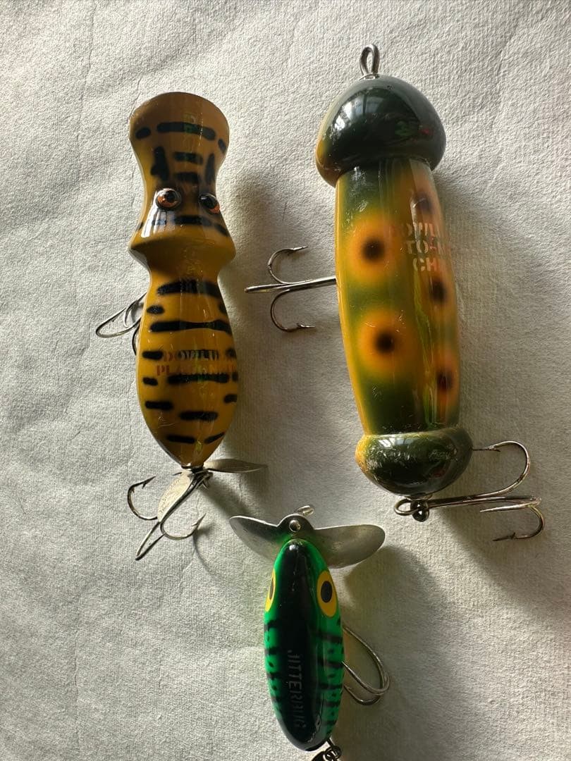 Doraku Heddon ZEAL Old Lure Set in Original Box Fish Fishing Bait Used - Image 2